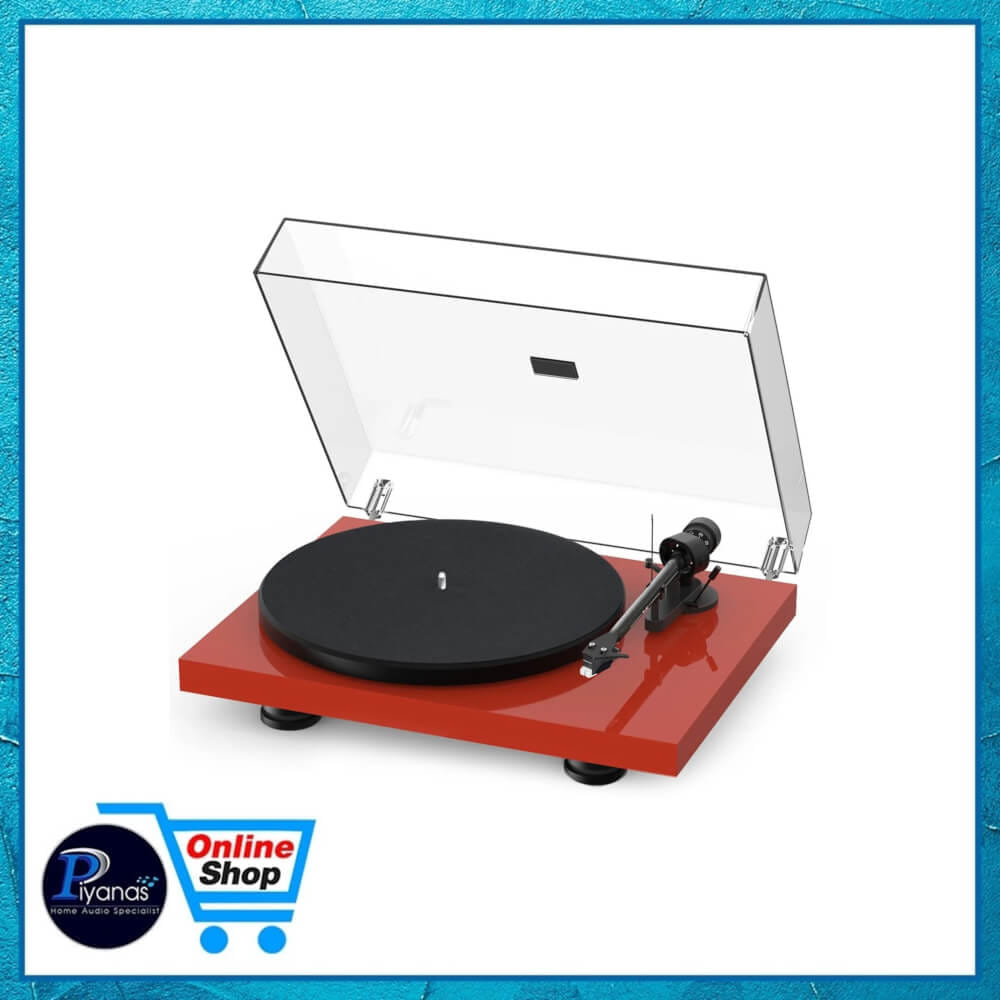 เครื่องเล่นแผ่นเสียง PROJECT : DEBUT CARBON EVO (พร้อมหัวเข็ม ORTOFON รุ่น 2M RED) (HIGH GLOSS RED)